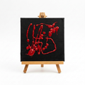 Original Artwork (20x20cm) In Search Of: "Red Truth"